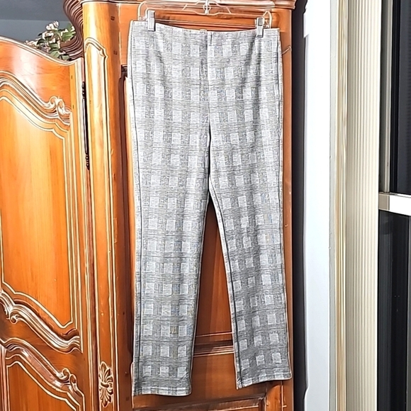 JEAN-PIERRE Klifa Paris women's pull on slacks elastic waist straight le… - Picture 1 of 8